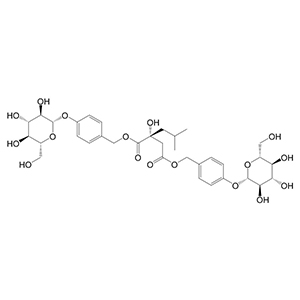 1,4-二[4-(葡萄糖氧)苄基]-2-异丁基苹果酸酯