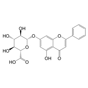 白杨素-7-O-β-D-葡萄糖醛酸苷