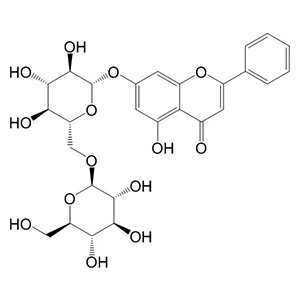 白杨素-7-O-龙胆二糖苷